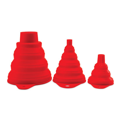 Griots Garage Collapsible Silicone Funnels - Set of 3 47715