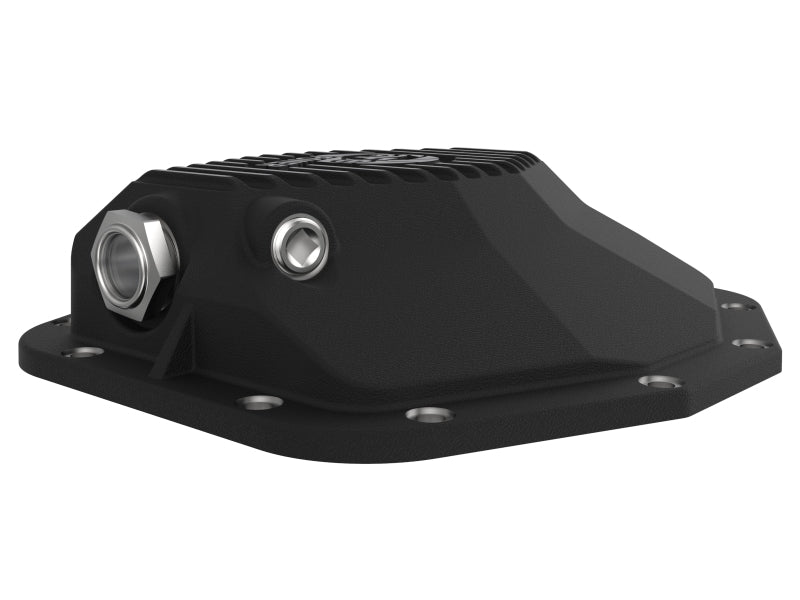 aFe POWER 21-22 Ram1500 TRX Hemi V8 6.2L PRO Series Rear Diff Cover Black w/Machined Fins & Gear Oil 46-71281B 46-71281B Photo - Unmounted