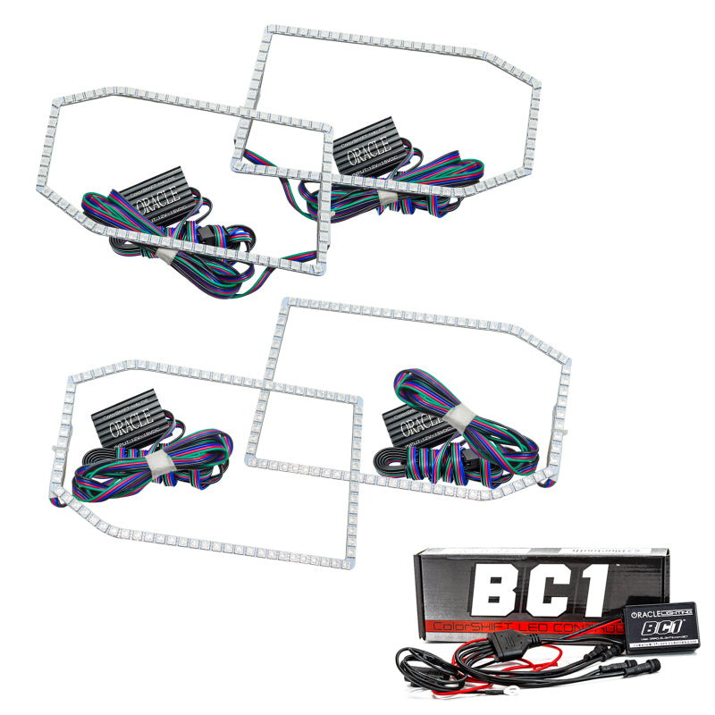 ORACLE Lighting Oracle Chevy Silverado 14-15 Halo Kit Non-Projector Style - ColorSHIFT w/ BC1 Controller 2271-335 2271-335 Photo - Primary