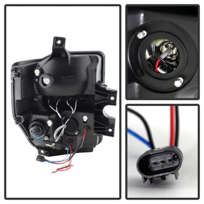 Spyder Ford F250/350 08-10 Projector Headlights LED Halo LED Blk Smke PRO-YD-FS08-HL-BSM 5078490 5078490 User 1