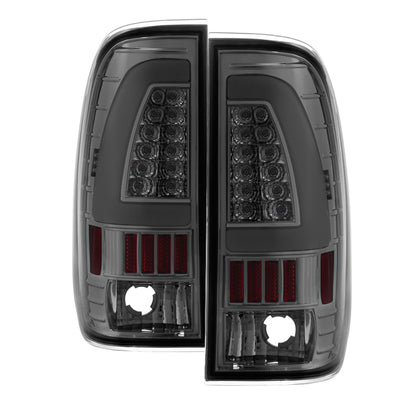SPYDER xTune Ford F150 Styleside 97-03 Light Bar LED Tail Lights - Smoke ALT-ON-FF15097-LBLED-SM 5082107 5082107 Photo - Primary