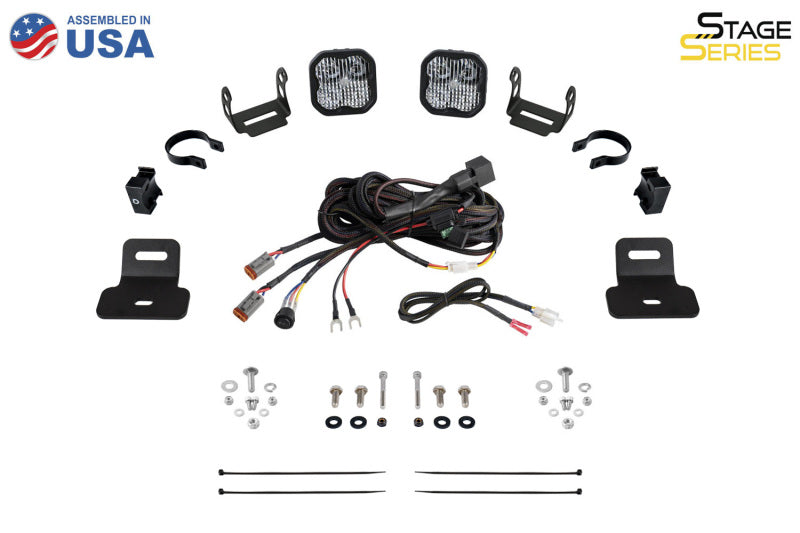 Diode Dynamics 17-24 Can-Am Maverick X3 SS5 Stage Series Ditch Light Kit - Pro White Combo DD7870 DD7870 User 7