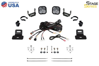 Diode Dynamics 17-24 Can-Am Maverick X3 SS5 Stage Series Ditch Light Kit - Pro White Combo DD7870 DD7870 User 7