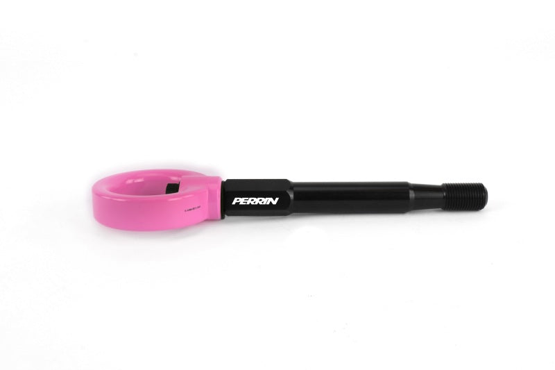 Perrin Performance Perrin 08-14 Subaru WRX/STI Hatchback Tow Hook Kit (Rear) - Hyper Pink PSP-BDY-250HP