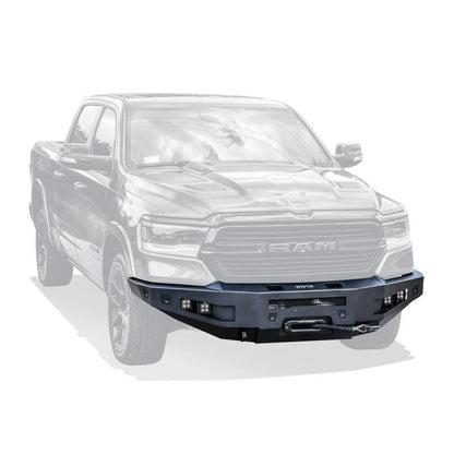 Westin 19-24 Dodge Ram 1500(Excl Classic) Pro-Series Front Bumper - Textured Black 58-411075 58-411075 Photo - Mounted