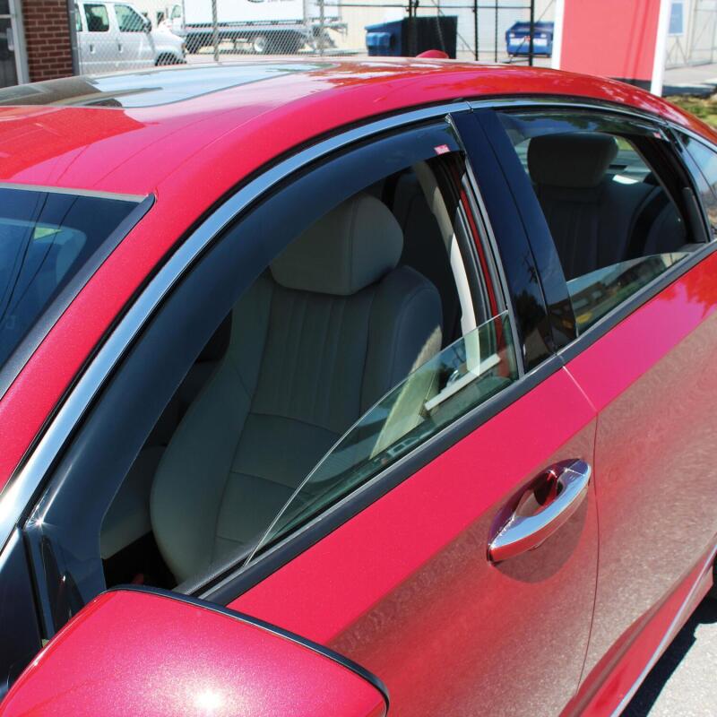 Westin 2018-2019 Honda Accord Sedan Wade In-Channel Wind Deflector 4pc - Smoke 72-44491 72-44491 Photo - Mounted