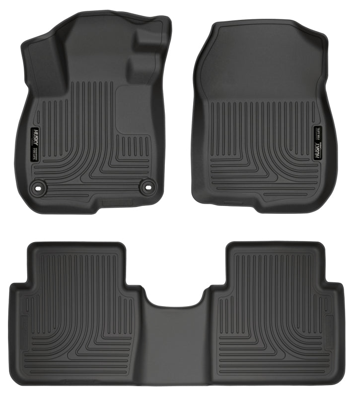Husky Liners 2017 Honda CR-V Weatherbeater Black Front & 2nd Seat Floor Liners 14VB5 99401 Photo - Primary