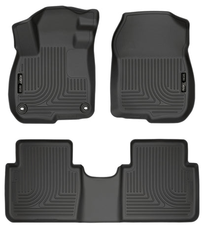 Husky Liners 2017 Honda CR-V Weatherbeater Black Front & 2nd Seat Floor Liners 14VB5 99401 Photo - Primary