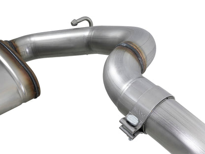 aFe MACHForce XP 18-20 Jeep Wrangler (JL) L4-2.0L (t) 3in 409 SS Cat-Back Hi-Tuck Exhaust 49-48079 49-48079 Photo - Unmounted