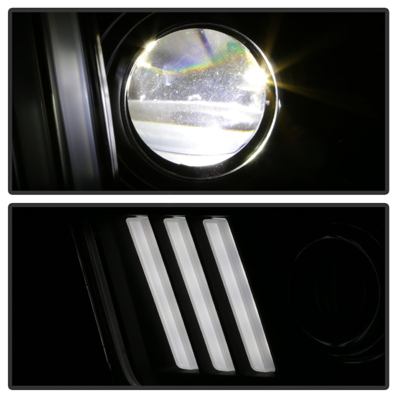 Spyder Ford Mustang 05-08 V2 High-Power LED Headlights - Black PRO-YD-FM05AP-BK 5088192 5088192 User 5