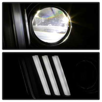 Spyder Ford Mustang 05-08 V2 High-Power LED Headlights - Black PRO-YD-FM05AP-BK 5088192 5088192 User 5