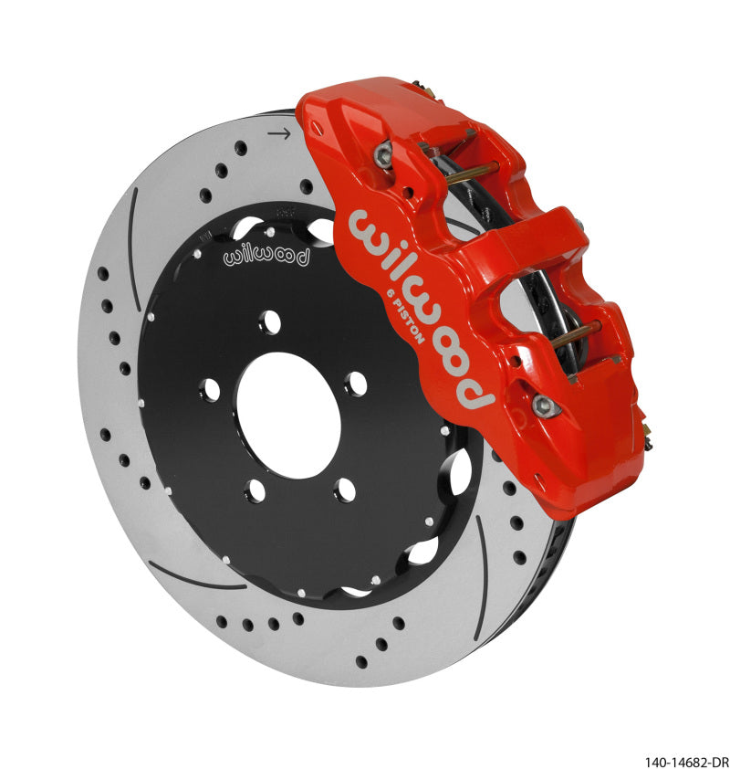 Wilwood AERO6 Front Big Brake Kit 14.00in Red 03-11 Crown Victoria 140-14682-DR 140-14682-DR User 1