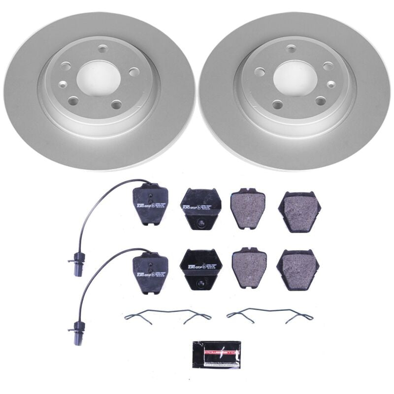 PowerStop Power Stop 09-16 Audi A4 Rear Euro-Stop Brake Kit ESK4745 ESK4745 Photo - Primary