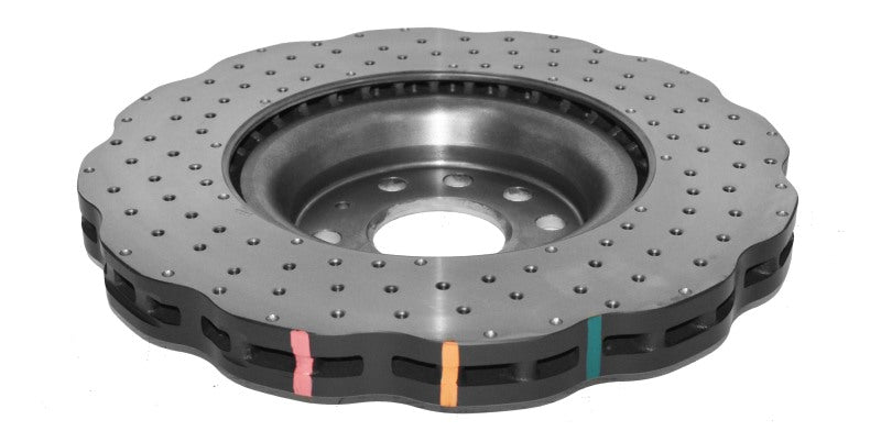 DBA 15-20 Volkswagen Golf R Front 4000 Series Cross Drilled Rotor w/Silver Hat 42830WSLVXD 42830WSLVXD Photo - Primary