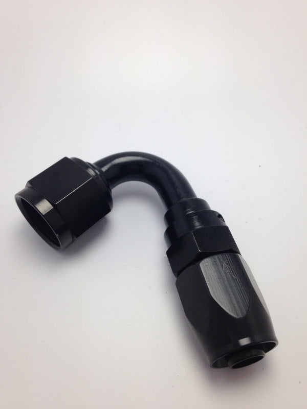 Fragola -6AN Pro-Flow x 120 Degree 3/8 EFI Quick Disconnect Hose End - Black 231206B-6QD 231206B-6QD Photo - Primary