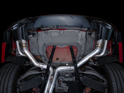 AWE Tuning 21-23 Audi C8 RS6/RS7 SwitchPath Cat-back Exhaust - Diamond Black Tips 3025-33776 3025-33776 Photo - Mounted