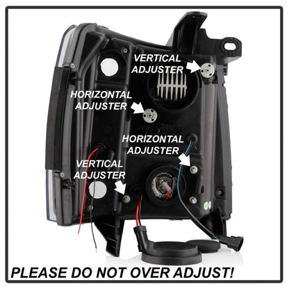 Spyder Chevy Silverado 1500 07-13/2500HD/3500HD 07-14 LED Black PRO-YD-CS07V3PL-BK 5087614 5087614 Photo - Unmounted