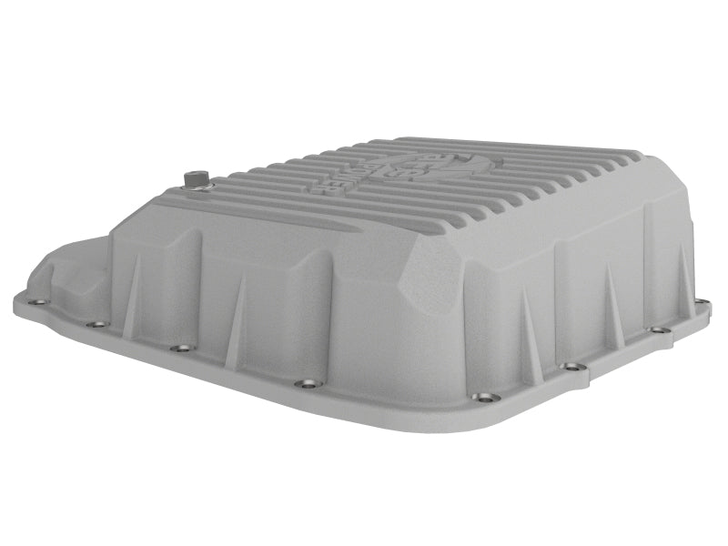 aFe Transmission Pan Raw w/ Machined Fins 13-19 Dodge Diesel Trucks L6-6.7L (td) 46-71160A 46-71160A Photo - Unmounted
