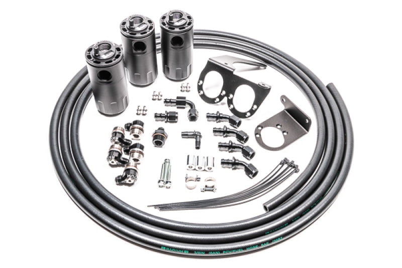 Radium Engineering Triple Catch Can Kit Nissan R35 GT-R Fluid Lock 20-0566-FL 20-0566-FL Photo - Primary
