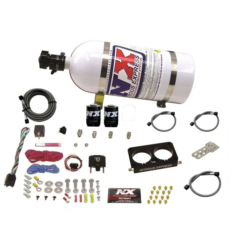 Nitrous Express 96-04 Ford Mustang Cobra 4 Valve (Stock TB) Nitrous Kit (50-300HP) w/10lb Bottle 20950D-10 20950D-10 Photo - Primary