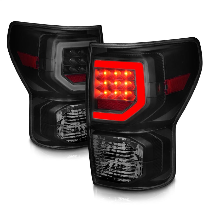 Anzo 07-11 Toyota Tundra Full LED Tailights Black Housing Smoke Lens G2 (w/C Light Bars) 311387 311387 Photo - Unmounted