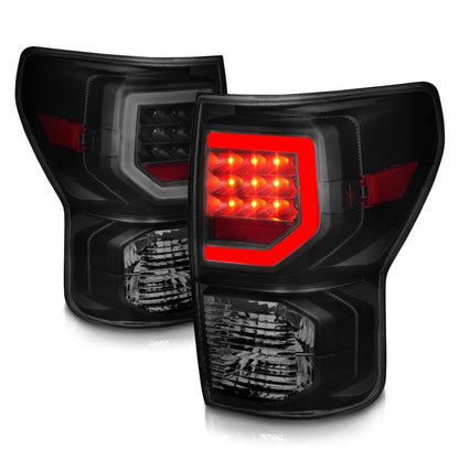 Anzo 07-11 Toyota Tundra Full LED Tailights Black Housing Smoke Lens G2 (w/C Light Bars) 311387 311387 Photo - Unmounted