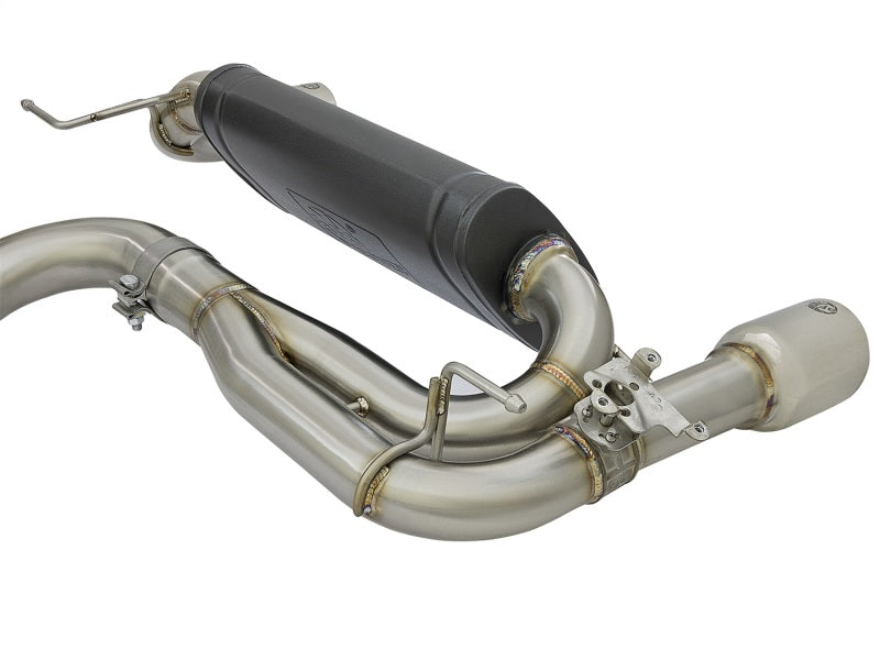 aFe MACH Force-Xp 304 Stainless Steel Cat-Back Exhaust System w/Polished 49-36340-P Photo - Unmounted
