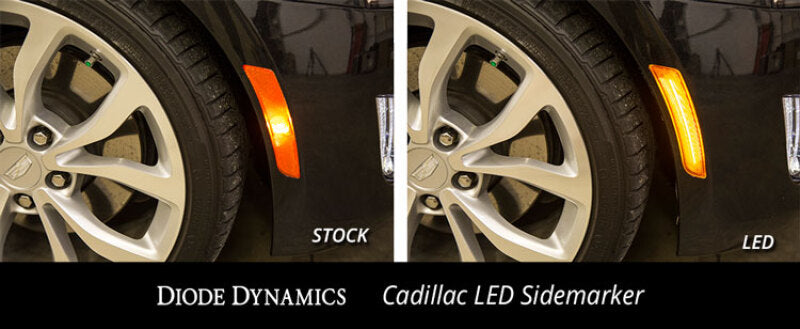 Diode Dynamics 14-19 Cadillac ATS/CTS Cadillac ATS LED Sidemarkers (Pair) Clear DD5064 DD5064 User 6