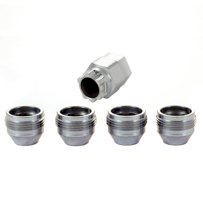 McGard Wheel Lock Nut Set - 4pk. (Under Hub Cap / Cone Seat) M12X1.5 / 19mm & 21mm Hex / .775in. L 24012 24012 Photo - out of package