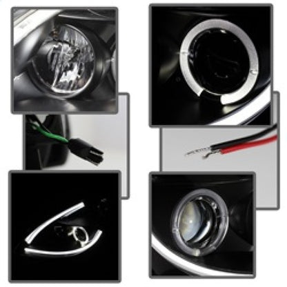 Spyder Nissan Altima 4Dr 10-12 Projector Headlights Light DRL LED Halo Blk PRO-YD-NA104D-LTDRL-BK 5076830 5076830 Photo - Unmounted