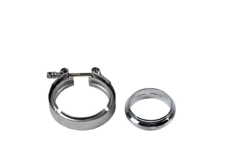 Granatelli Motor Sports Granatelli 4.0in Aluminum Mating Male to Female Flanges w/V-Band Clamp/O-Ring Seal 308540A