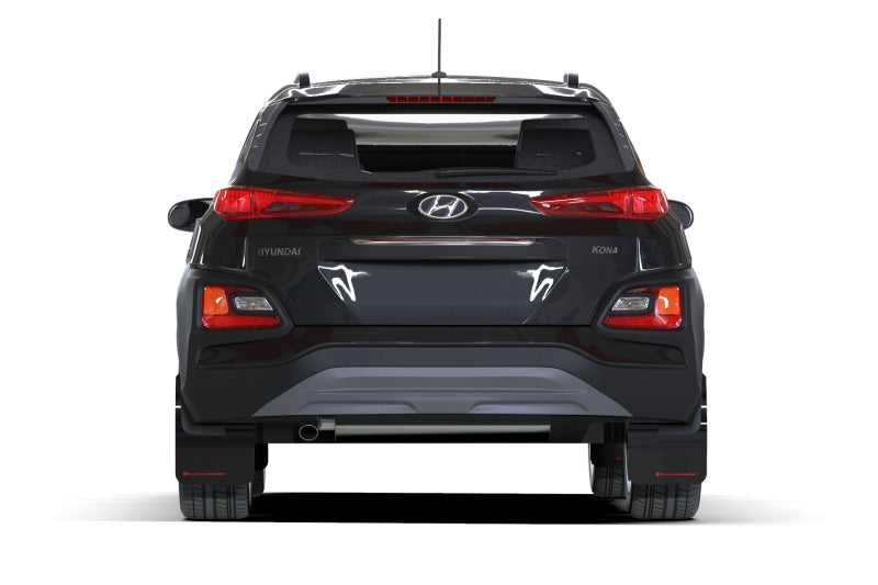 Rally Armor 18-22 Hyundai Kona Black UR Mud Flap Silver Logo MF63-UR-BLK/SIL MF63-UR-BLK/SIL User 2