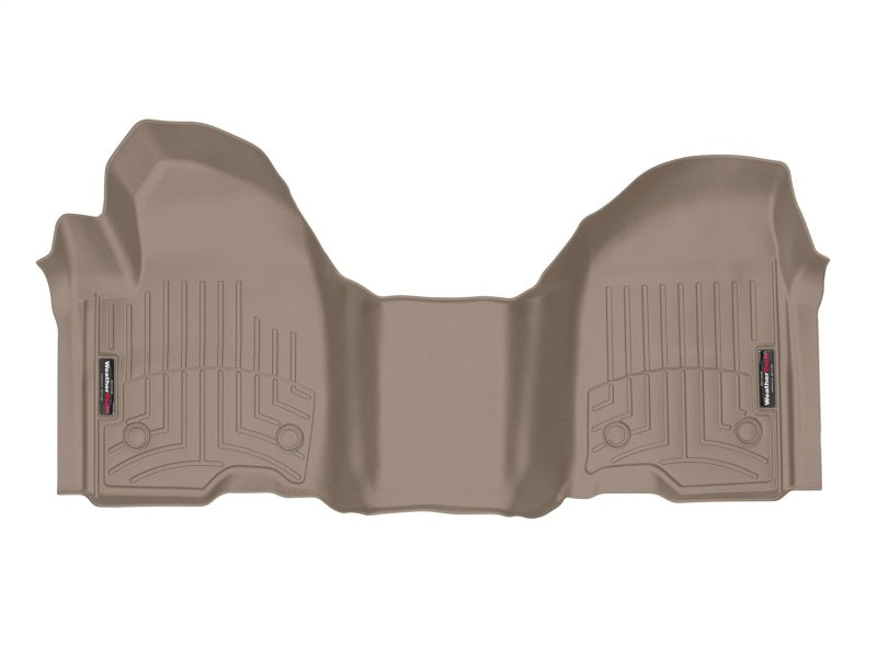 WeatherTech 2019+ Chevrolet Silverado 1500 Front FloorLiner - Tan 4514911 4514911 Photo - Unmounted
