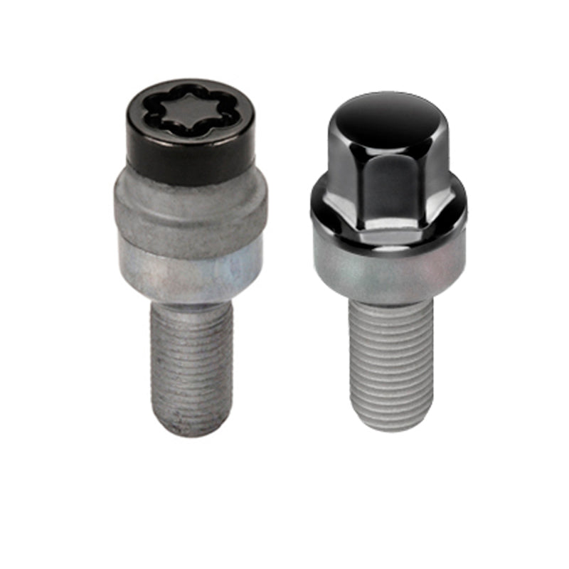 McGard 5 Lug Hex Install Kit w/Locks (Radius Seat Bolt) M14X1.5 / 17mm Hex / 28.1mm Shank L. - Black 68020BK 68020BK Photo - Primary