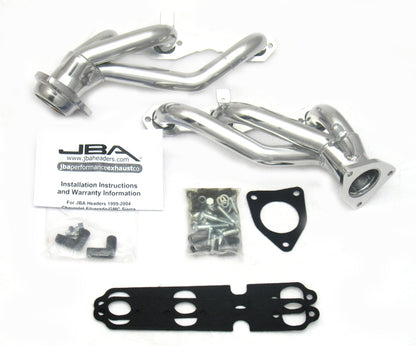 JBA 99-02 GM Truck 4.3L V6 w/o A.I.R. Injection 1-1/2in Primary Silver Ctd Cat4Ward Header 1842S-2JS 1842S-2JS Photo - Primary