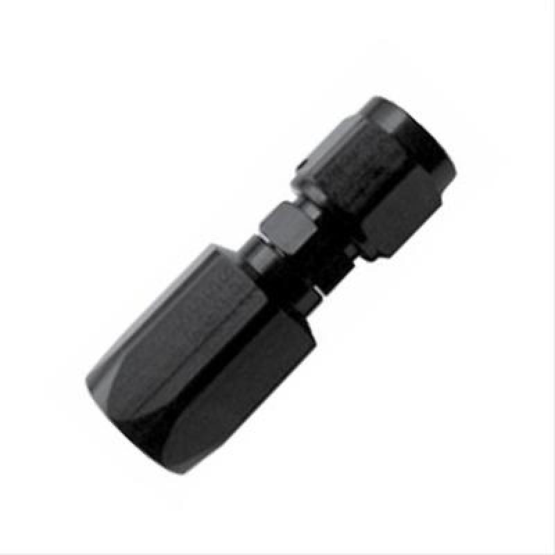 Fragola -6AN Straight Aluminum P/S Hose End - Black Only 250107 250107 Photo - Primary