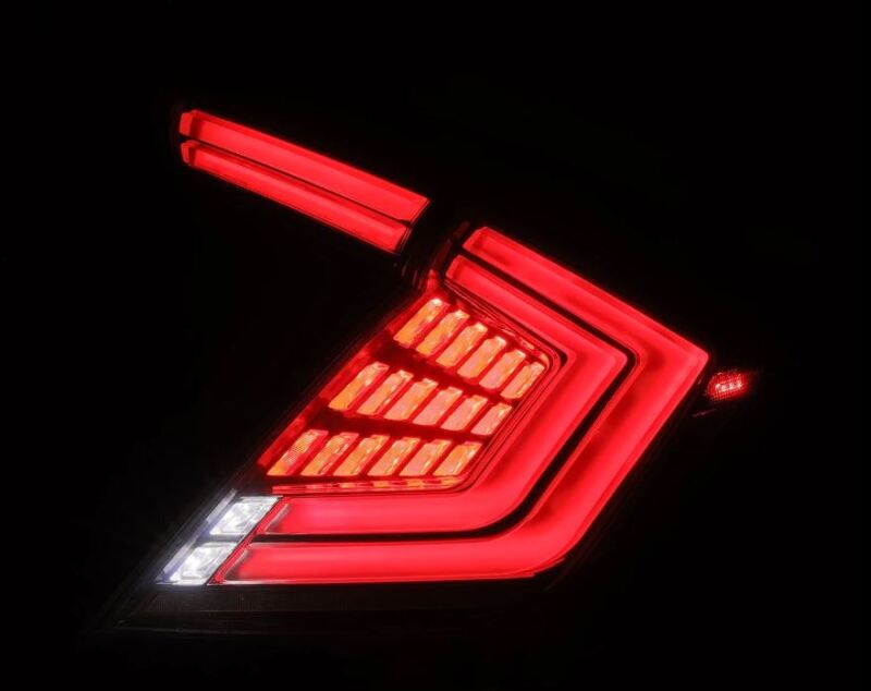 AlphaRex 16-21 Honda Civic Hatchback / Type-R FK8 Nova-Series LED Tail Lights - Clear Smoke 676040 676040 User 2