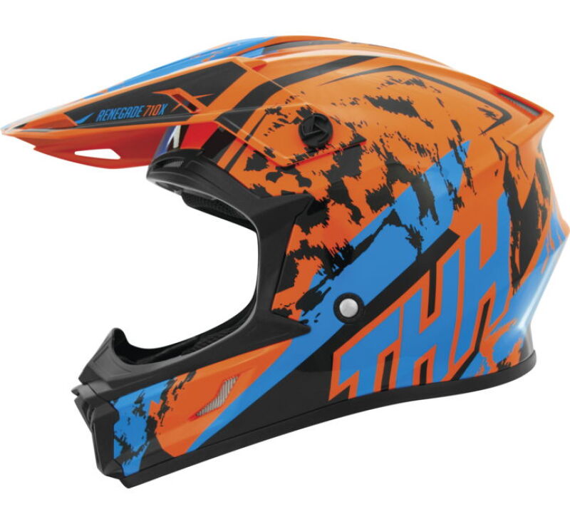 THH Helmets T710X Renegade Org/Blu Xs 646418 646418 Photo - Primary