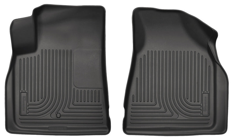 Husky Liners 09-14 Chevy Traverse/07-14 GMC Acadia Weatherbeater Black Front Floor 18211 Photo - Primary
