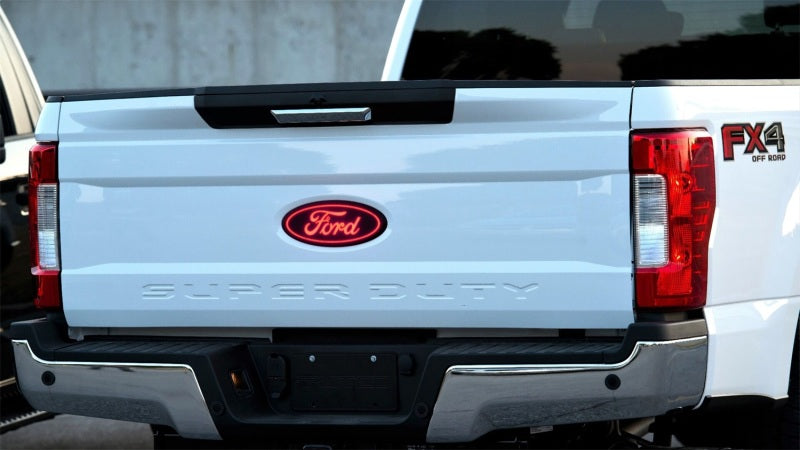 Putco 17-19 Ford SuperDuty Rear Luminix Ford LED Emblem 92751 92751 Photo - Mounted