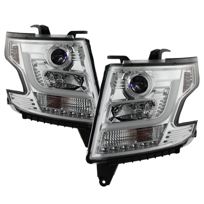 Spyder Chevy Tahoe / Suburban 2015 -2016 Projector Headlights - DRL LED - Chrome PRO-YD-CTA15-DRL-C 5082534 5082534 Photo - Primary