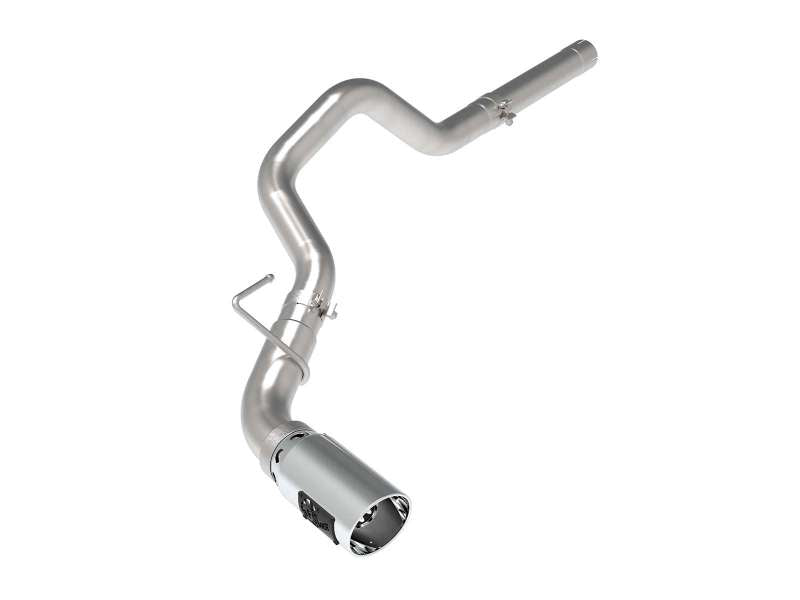 aFe Large Bore-HD 3in 409-SS DPF-Back Exhaust System w/ Polished Tip 14-19 RAM 1500 V6 3.0L (td) 49-42065-P 49-42065-P Photo - Primary