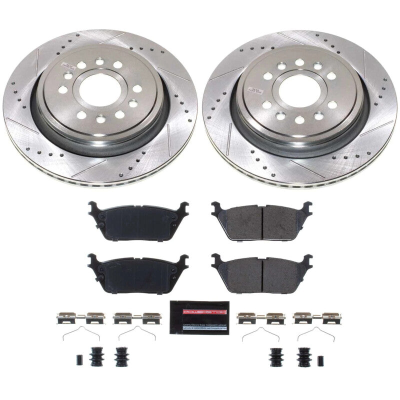 PowerStop Power Stop 22-23 Jeep Grand Wagoneer Rear Z23 Evolution Brake Kit K8873 K8873 Photo - Primary