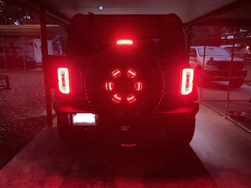 ORACLE Lighting Oracle LED Illuminated Wheel Ring 3rd Brake Light - Red 4211-003 4211-003 Photo - lifestyle view