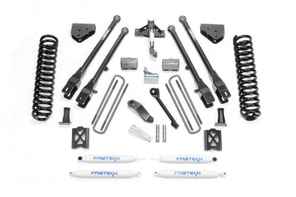 Fabtech 05-07 Ford F350 4WD 6in 4 Link System w/Perf. Shocks K20132 K20132 Photo - Primary