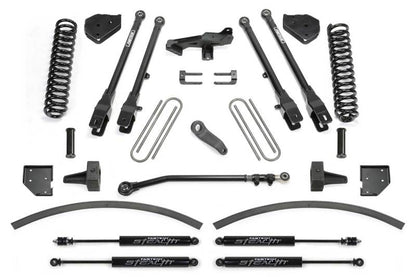 Fabtech 8 in. 4 Link System w/ Stealth Shocks K2266M Photo - Primary