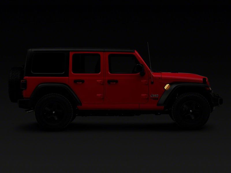 Raxiom 07-18 Jeep Wrangler JK Axial Series Fender Vent LED Light J152601-JL J152601-JL Photo - Close Up