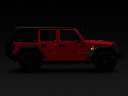 Raxiom 07-18 Jeep Wrangler JK Axial Series Fender Vent LED Light J152601-JL J152601-JL Photo - Close Up