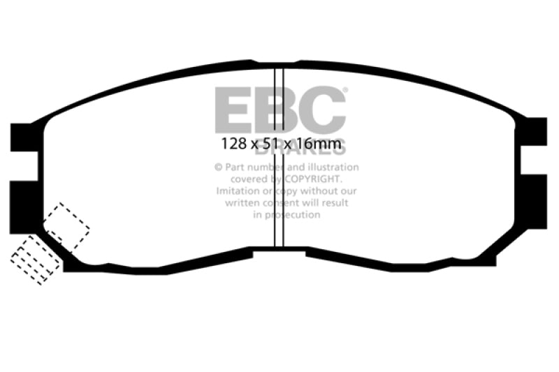 EBC Disc Brake Pad Set DP4830R Photo - Primary