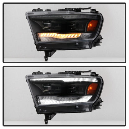 Spyder Dodge Ram 19-20 Halogen Model Projector Headlights Chrome PRO-YD-DR19HALSI-SEQ-BK 5087393 5087393 Photo - Unmounted